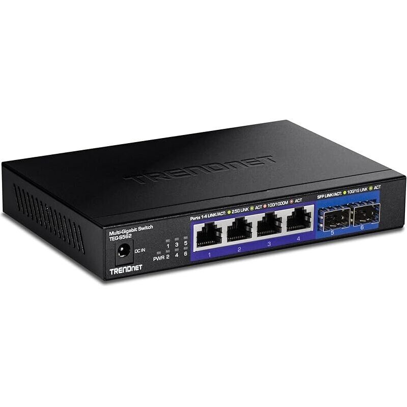 TRENDnet 6-Port Unmanaged Multi-Gig Switch TEG-S562 - High Performance Networking