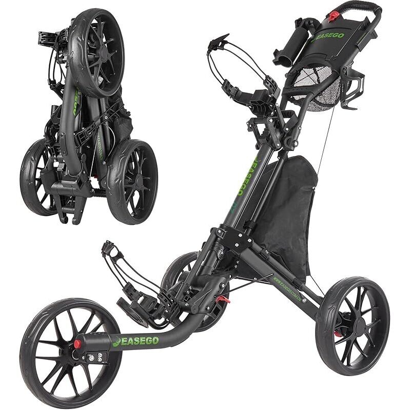 All Terrain Golf Push Cart - 3 Wheel EaseGo Golf Cart