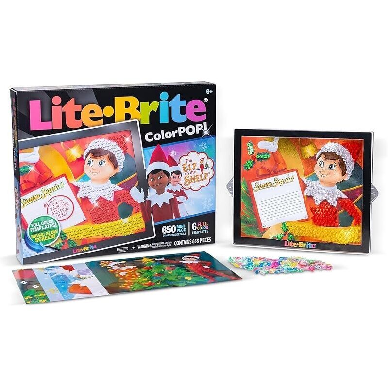 Lite Brite Color Pop Elf on The Shelf: Festive Creativity