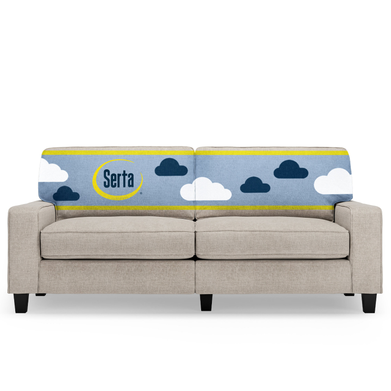 Serta Palisades 78-inch Track Arm Sofa w/Removable Covers