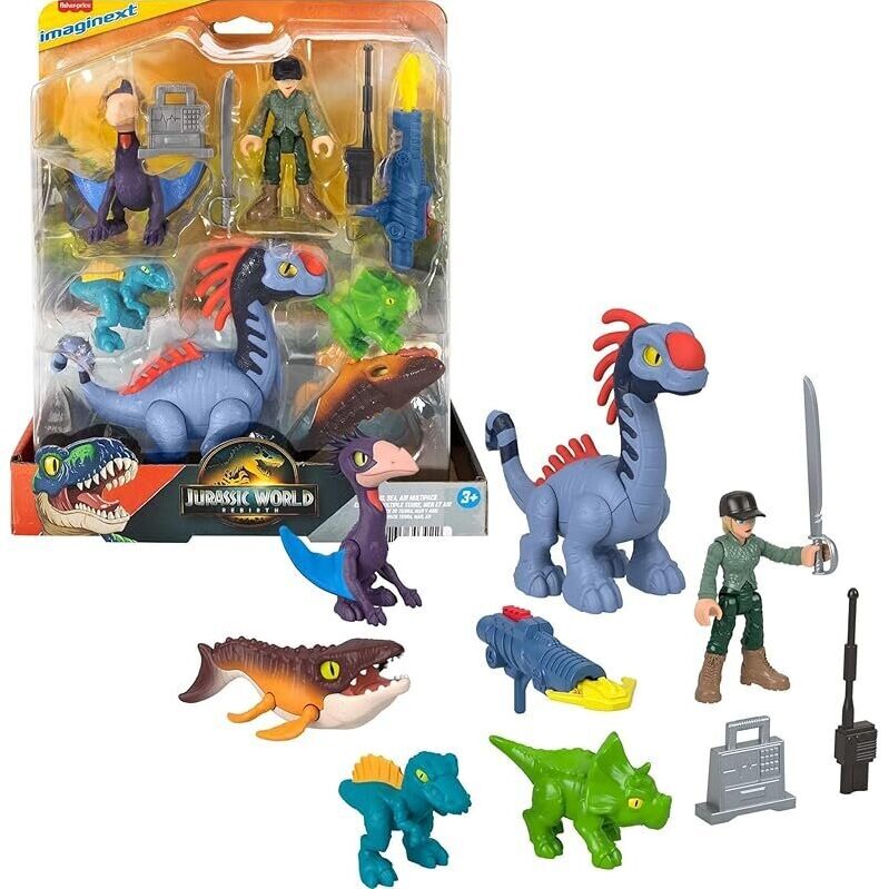 Jurassic World Rebirth Action Figure Set by Imaginext