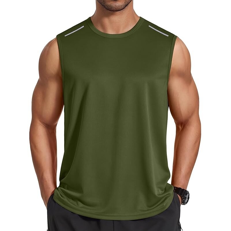 Men's Quick Dry Sleeveless Workout Tank Top
