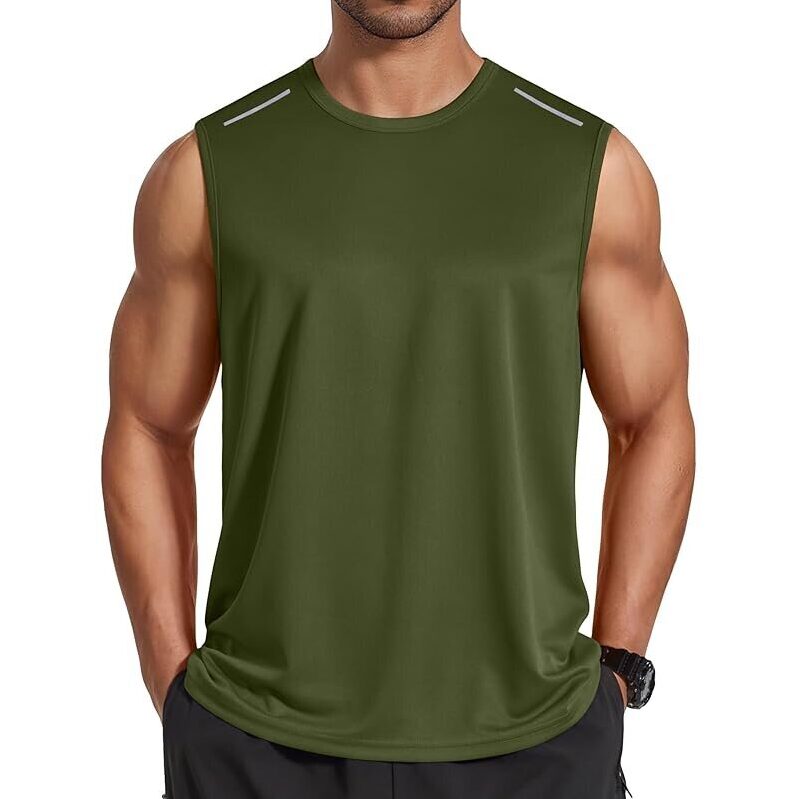 Men's Quick Dry Sleeveless Workout Tank Top