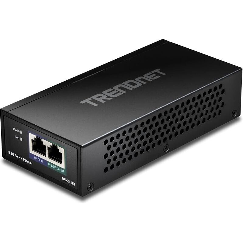 TRENDnet 2.5G PoE++ Injector for Enhanced Network Performance