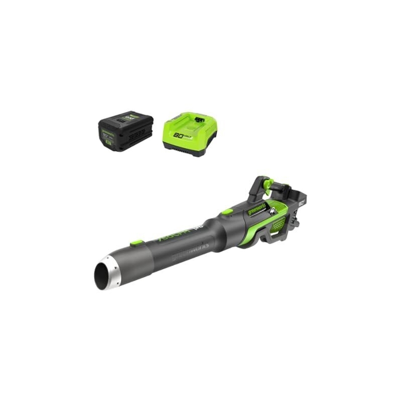 Powerful Greenworks 80V Leaf Blower for Effortless Yard Cleanup