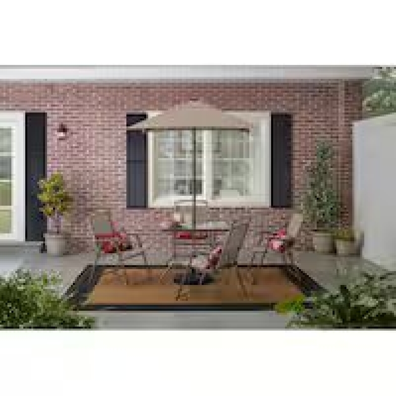 Elevate Your Outdoor Dining with the Amberview 6-Piece Steel Square Dining Set