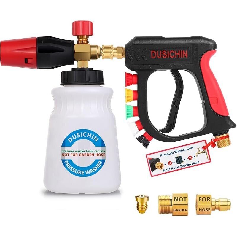 High-Performance Dusichin Foam Cannon Pressure Washer Gun