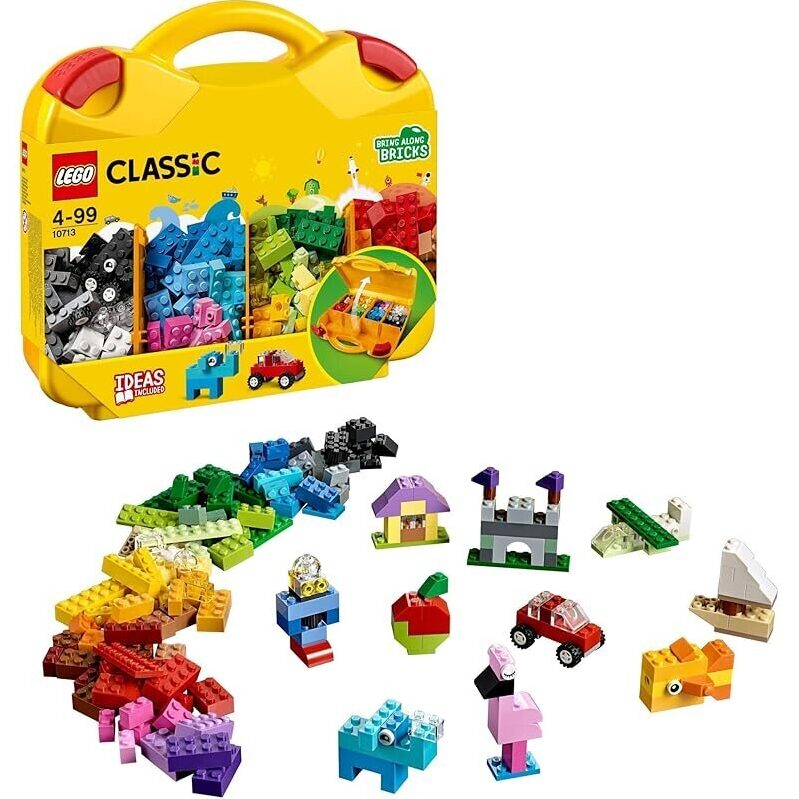 LEGO Classic Creative Suitcase 10713 Kit - 213-Piece Building Set