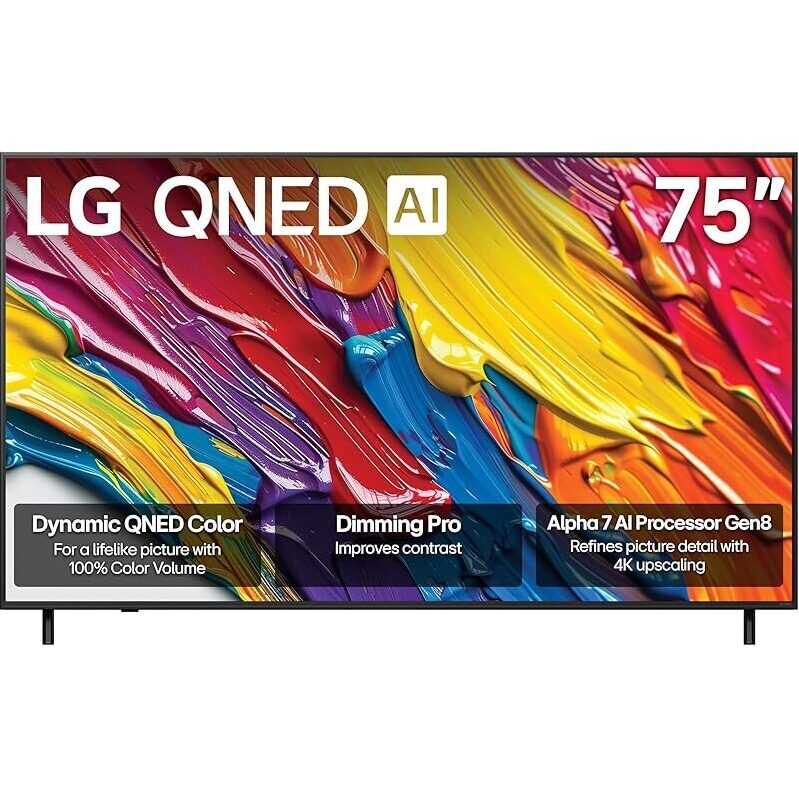 LG 75QNED82AUA 75-Inch AI 4K Smart TV with AI Sound - Ultimate Home Entertainment