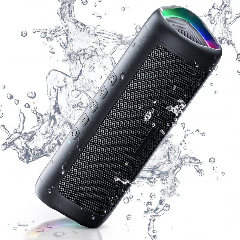Portable Bluetooth Speaker - 10W Loud Sound, TWS Pairing, Waterproof