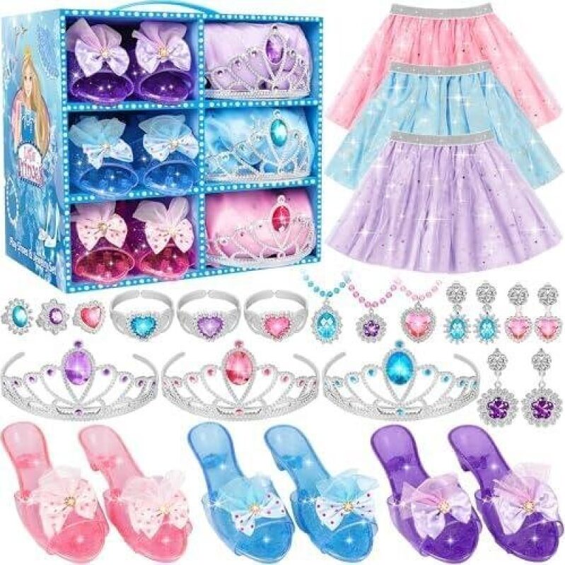 Sparkling Princess Dress-Up Set with Accessories - 45% Off!