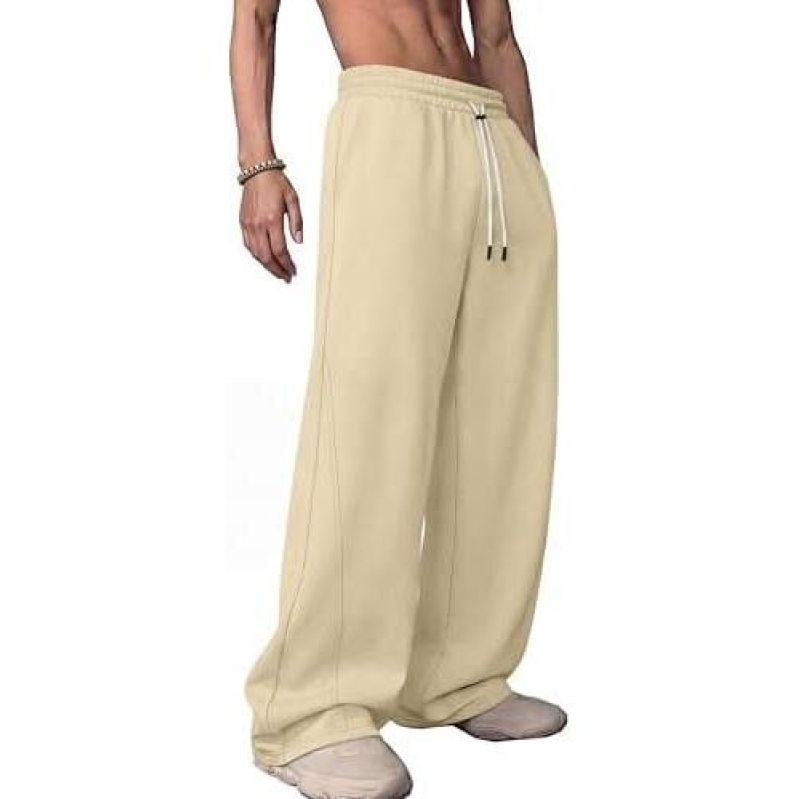 50% OFF - Men's Wide-Leg Drawstring Pants with Elastic Waistband