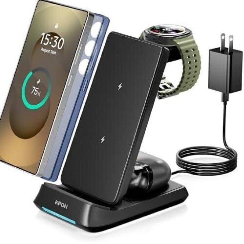 KPON Triple Charging Station for Samsung Devices - 57% OFF