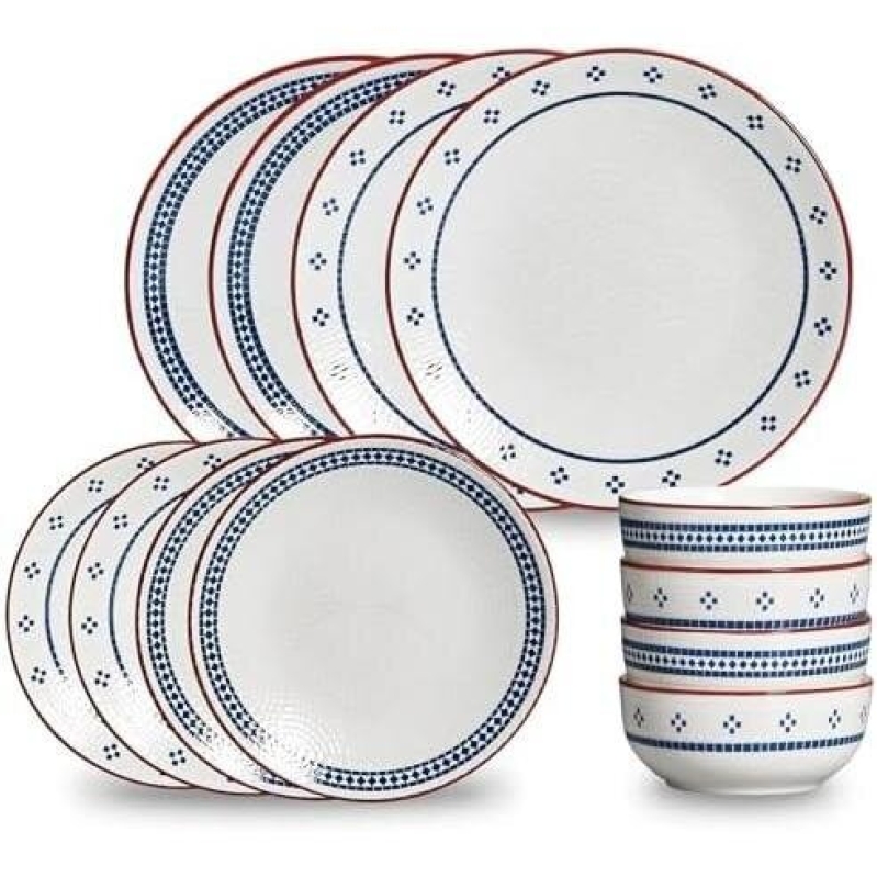 Elevate Your Dining Experience with Elegant 12-Piece Dinnerware Set - 50% Off