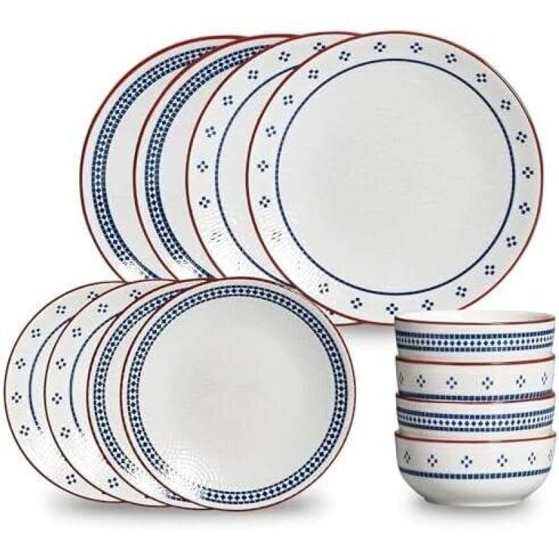 Elevate Your Dining Experience with Elegant 12-Piece Dinnerware Set - 50% Off
