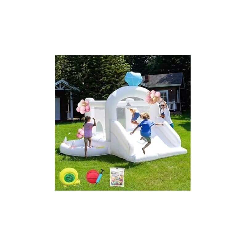 Inflatable Bounce House with Water Slide for Kids - Ultimate Fun Outdoor Play