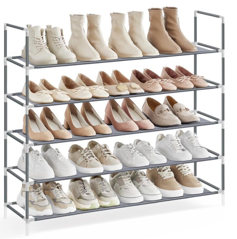 SONGMICS 5-Tier Shoe Rack - Affordable and Spacious Shoe Storage