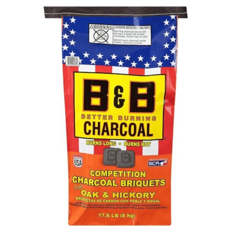 B&B Competition Oak Charcoal Briquettes, 17.6 lb – Save Big at Walmart