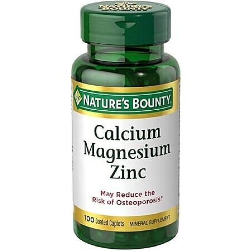 Nature's Bounty Calcium Magnesium & Zinc Caplets - Multibuy Deal