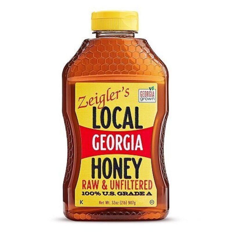 Zeigler's Georgia Local Raw & Unfiltered Honey, 32 oz - Natural Sweetener