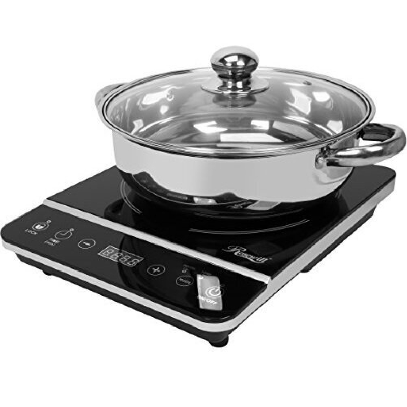 Rosewill 1800W Electric Hot Pot - Stainless Steel Pot Included
