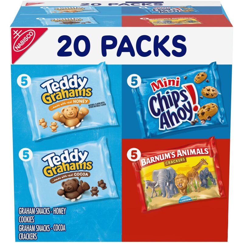 20-Count Nabisco Fun Shapes Variety Pack - Delicious Snack Variety