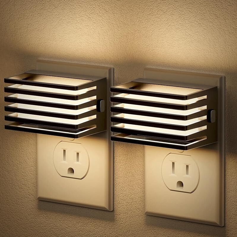 JandCase LED Night Light 2-Pack - Dusk to Dawn Sensor