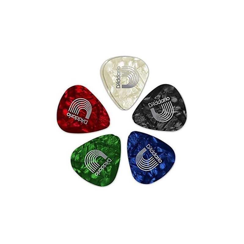D'Addario Assorted Pearl 10-Pack Guitar Picks - Perfect for Any Guitarist