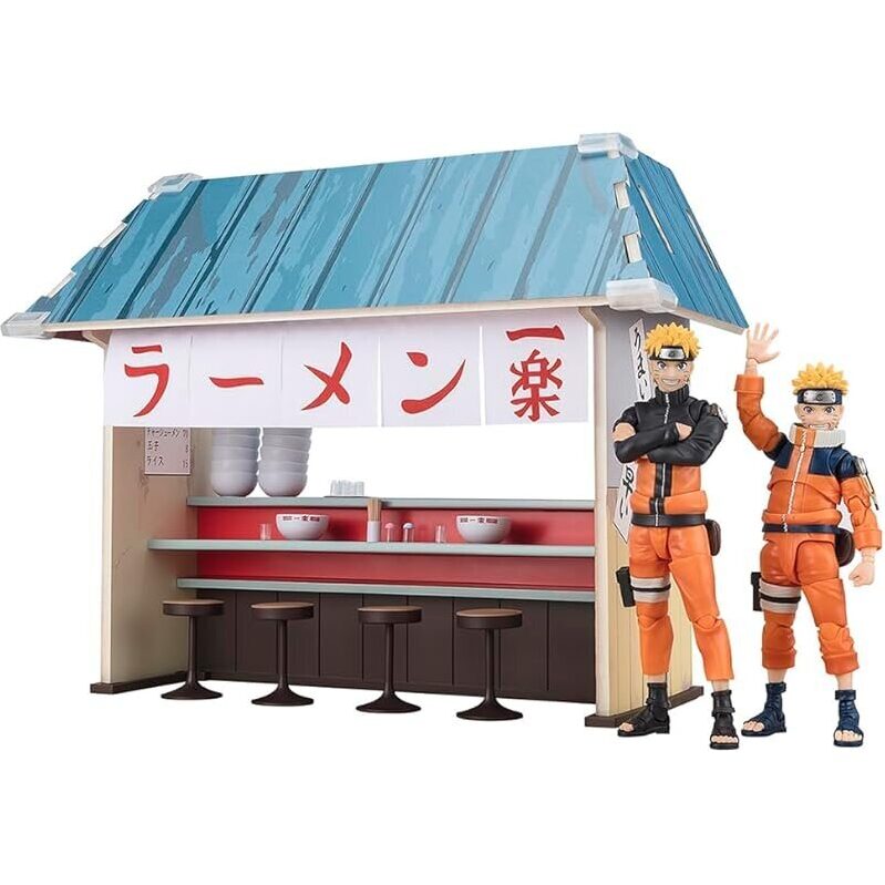 Naruto Ichiraku Ramen Set S.H.Figuarts Action Figure - Perfect for Naruto Fans