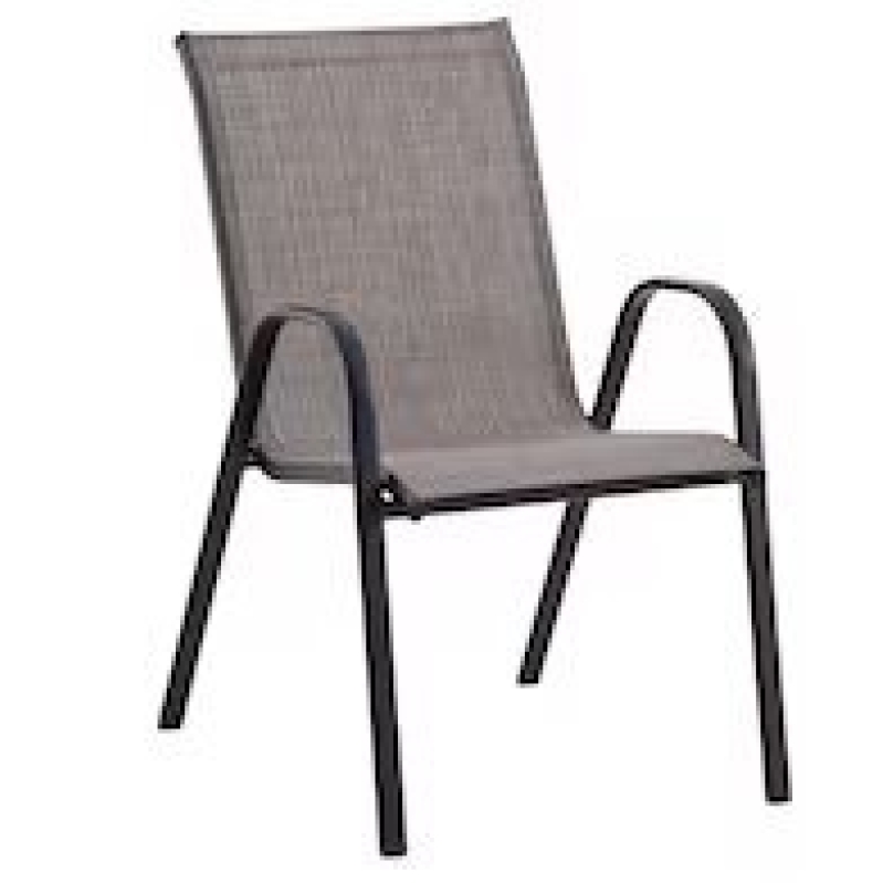 Pelham Bay Woven Stackable Black Stationary Dining Chair - Durable & Elegant Seating