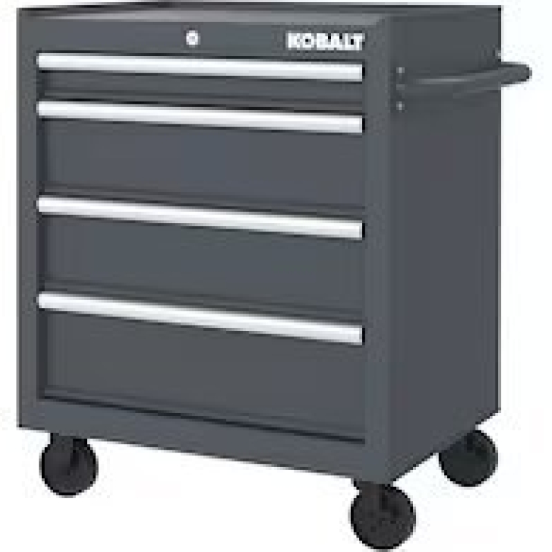 Kobalt 26.7-Inchesx 33-Inches 4 Drawer Steel Rolling Tool Cabinet