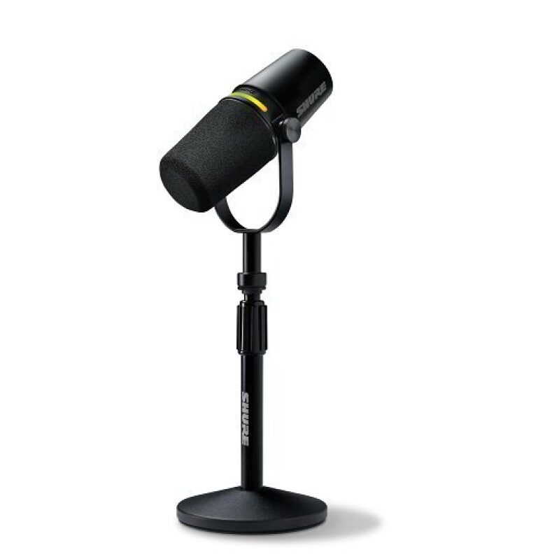 Shure MV7+ Dynamic Podcast Microphone with Stand - Only $287.00