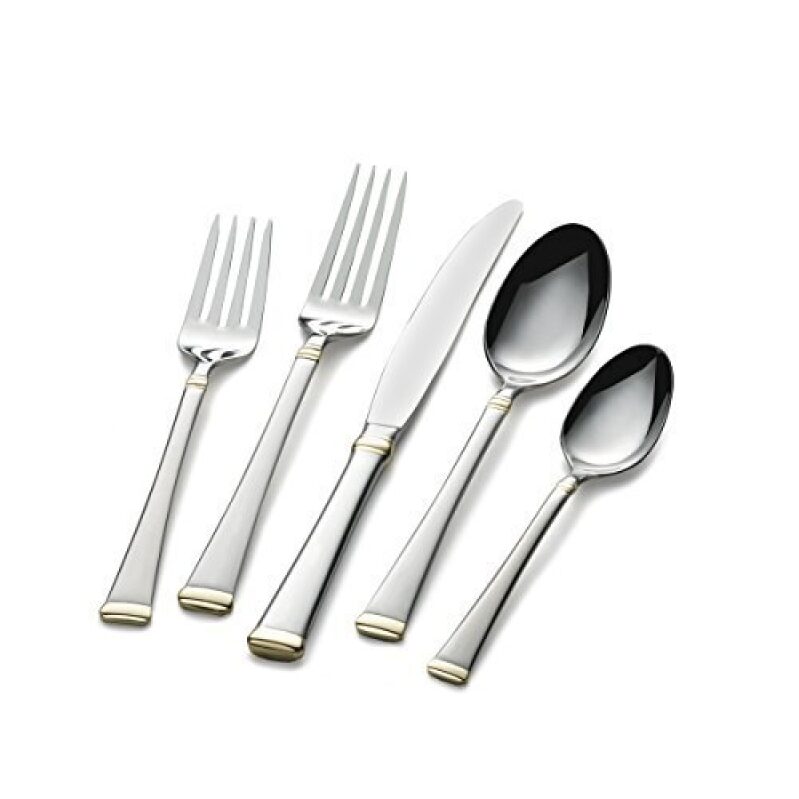 Unbeatable Deal: Mikasa Stainless Steel Cutlery Set, Gold Tone, 65-Piece (12 Servings) - Amazon's Lowest Price!