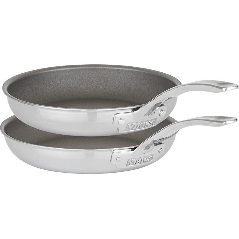Viking PureGlide Pro 3-Ply Nonstick Frying Pans - Versatile Stainless Steel Cookware