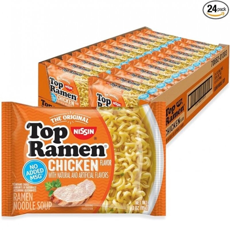 Top Ramen Chicken Noodle Soup - Quick, Affordable, and Delicious