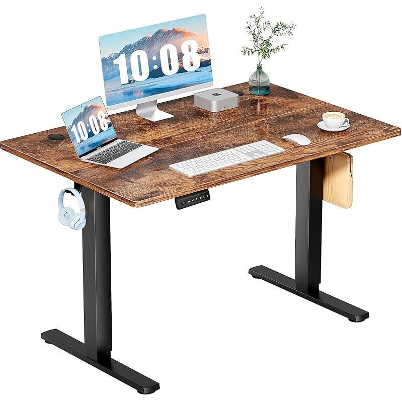 DUMOS 48-Inch Electric Standing Desk - Height Adjustable & Smart Electric