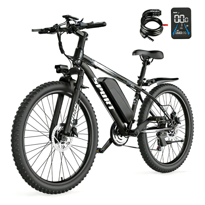 AZHAR 26-inch Electric Mountain Bike - Affordable Electric Bike