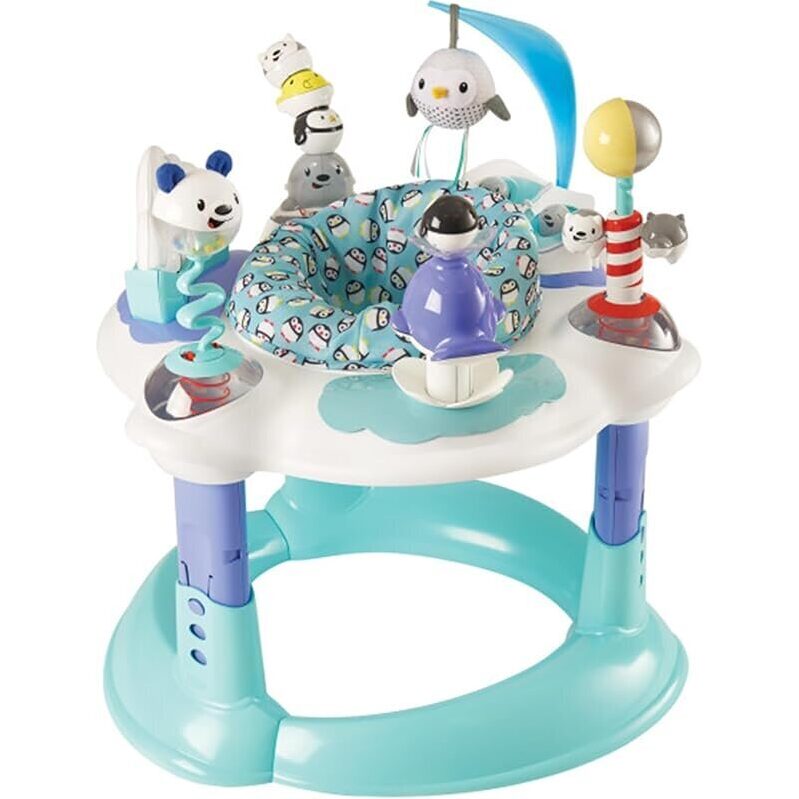 Evenflo Exersaucer Polar Playground Bouncing Activity Center - Premium Infant Development