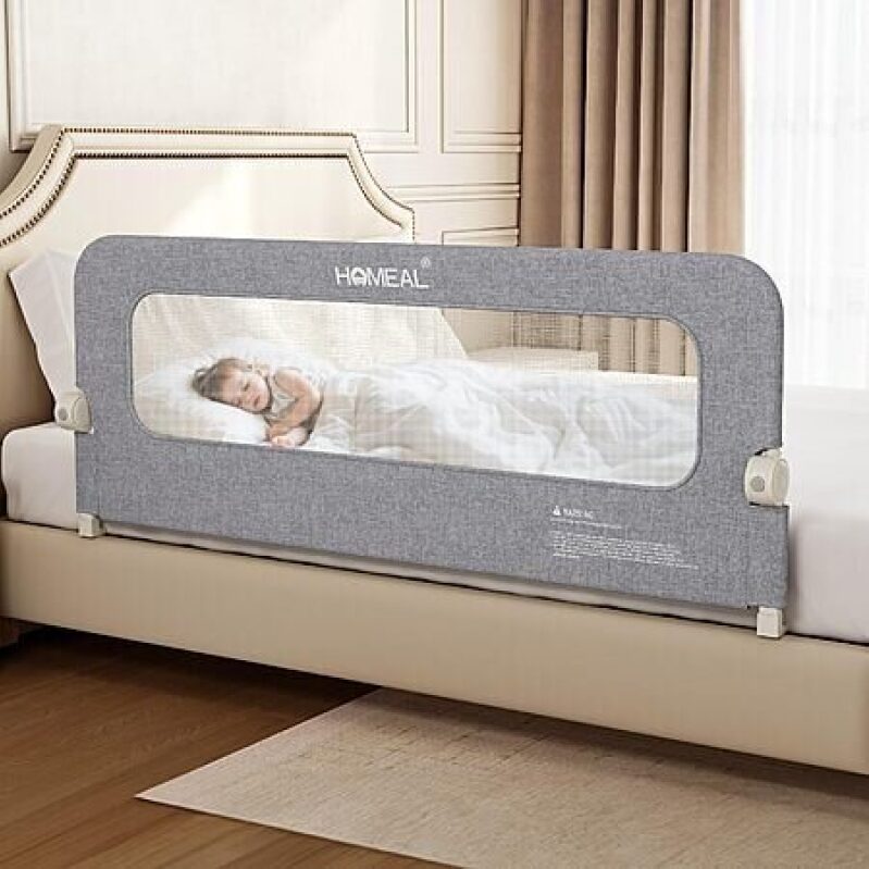 HOMEAL Toddler Bed Rail - Extra Long 59