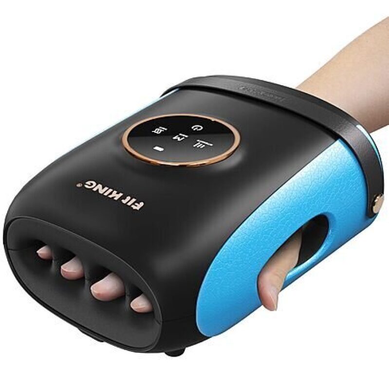 FIT KING Cordless Hand Massager with Compression & Heating