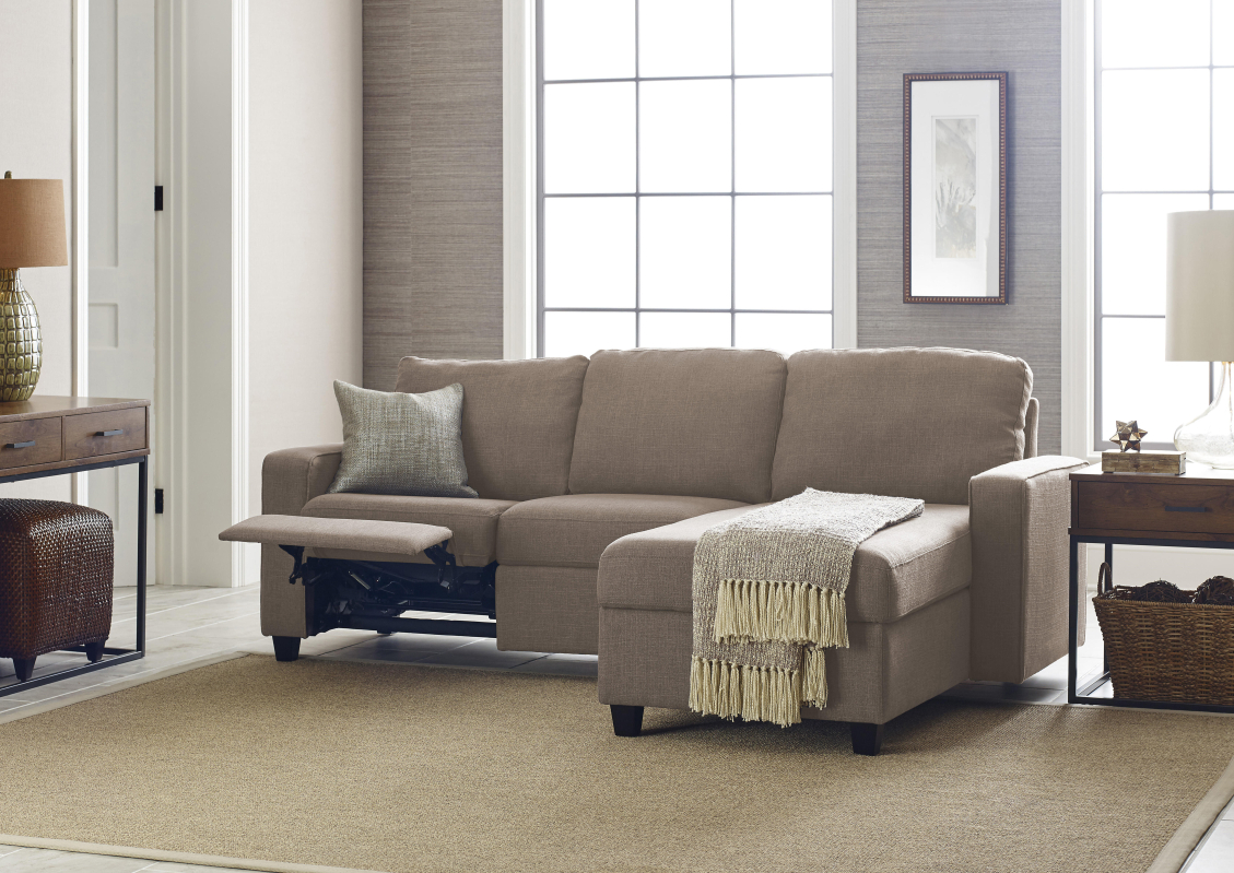 Serta Palisades Right Hand Facing Reclining Sectional Sofa - Ultimate Comfort