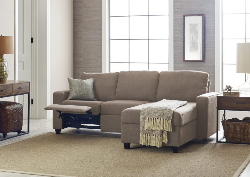 Serta Palisades Right Hand Facing Reclining Sectional Sofa - Ultimate Comfort