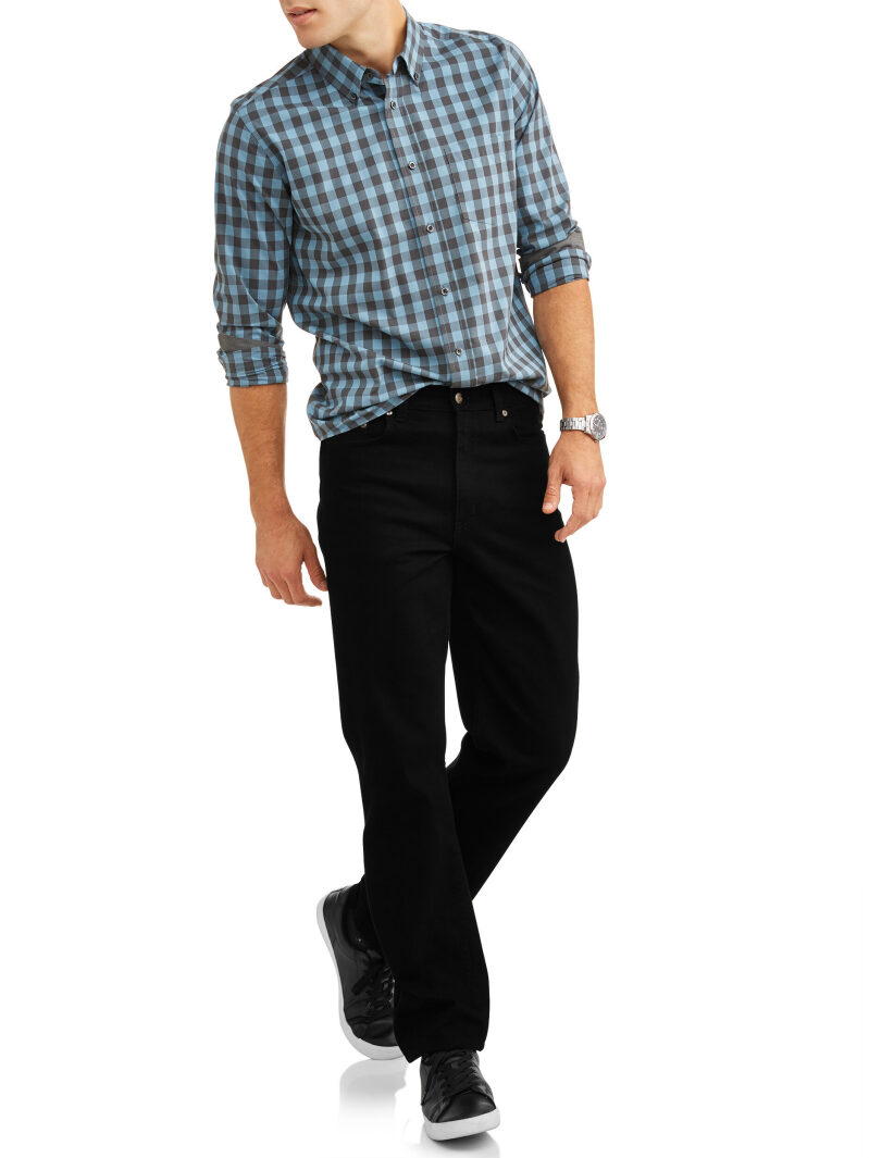 George Mens Relaxed Fit 100% Cotton Jeans - Classic and Durable