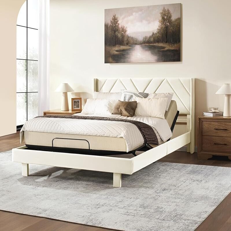 Softa Queen Adjustable Bed Frame with Hybrid Mattress - Ultimate Comfort & Convenience