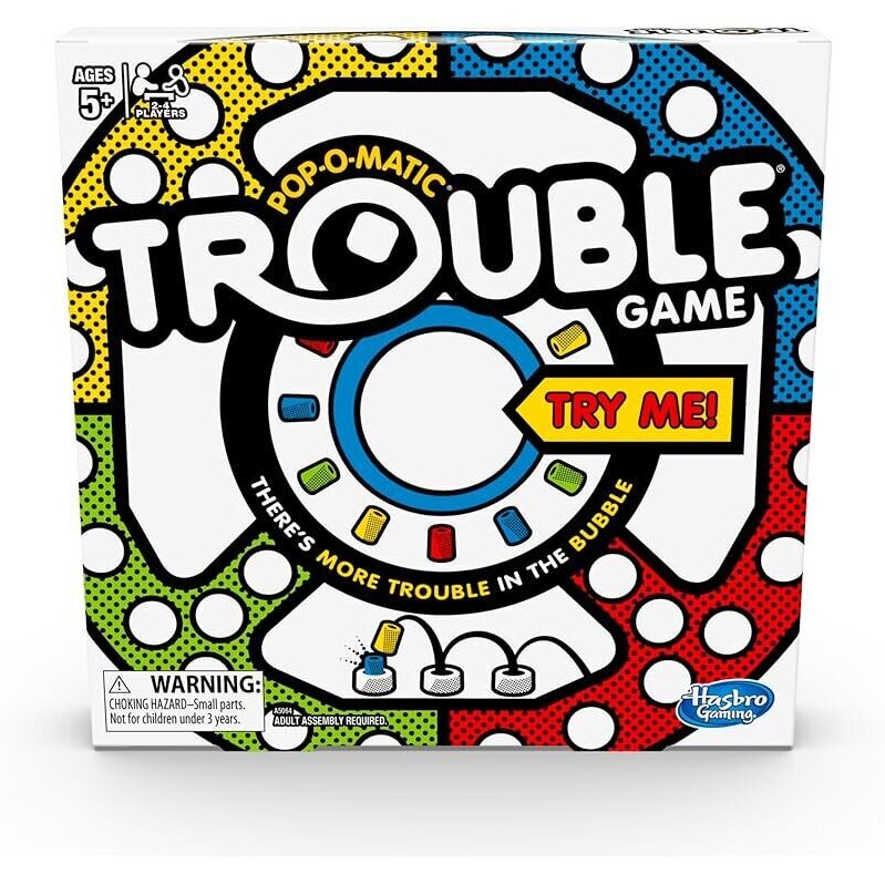 Trouble Board Game - Classic Family Fun for All Ages