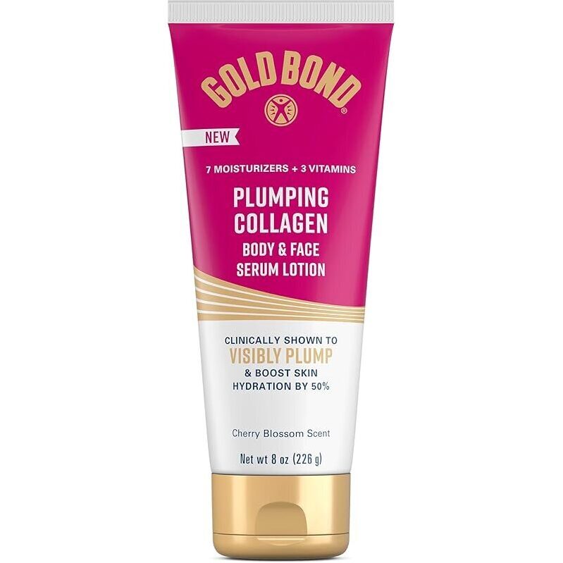 Gold Bond Plumping Collagen Body and Face Serum Lotion - Hydration Boost