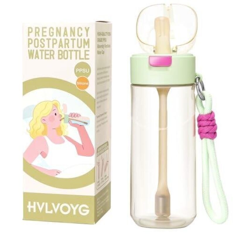 HVLVOYG Pregnancy Postpartum Water Bottle - 50% Discount