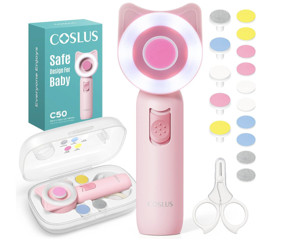 COSLUS Baby Safety Electric Nail Trimmer - Affordable, Safe, and Efficient