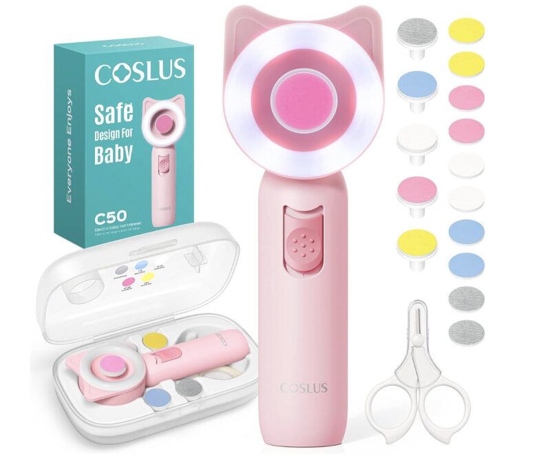 COSLUS Baby Safety Electric Nail Trimmer - Affordable, Safe, and Efficient