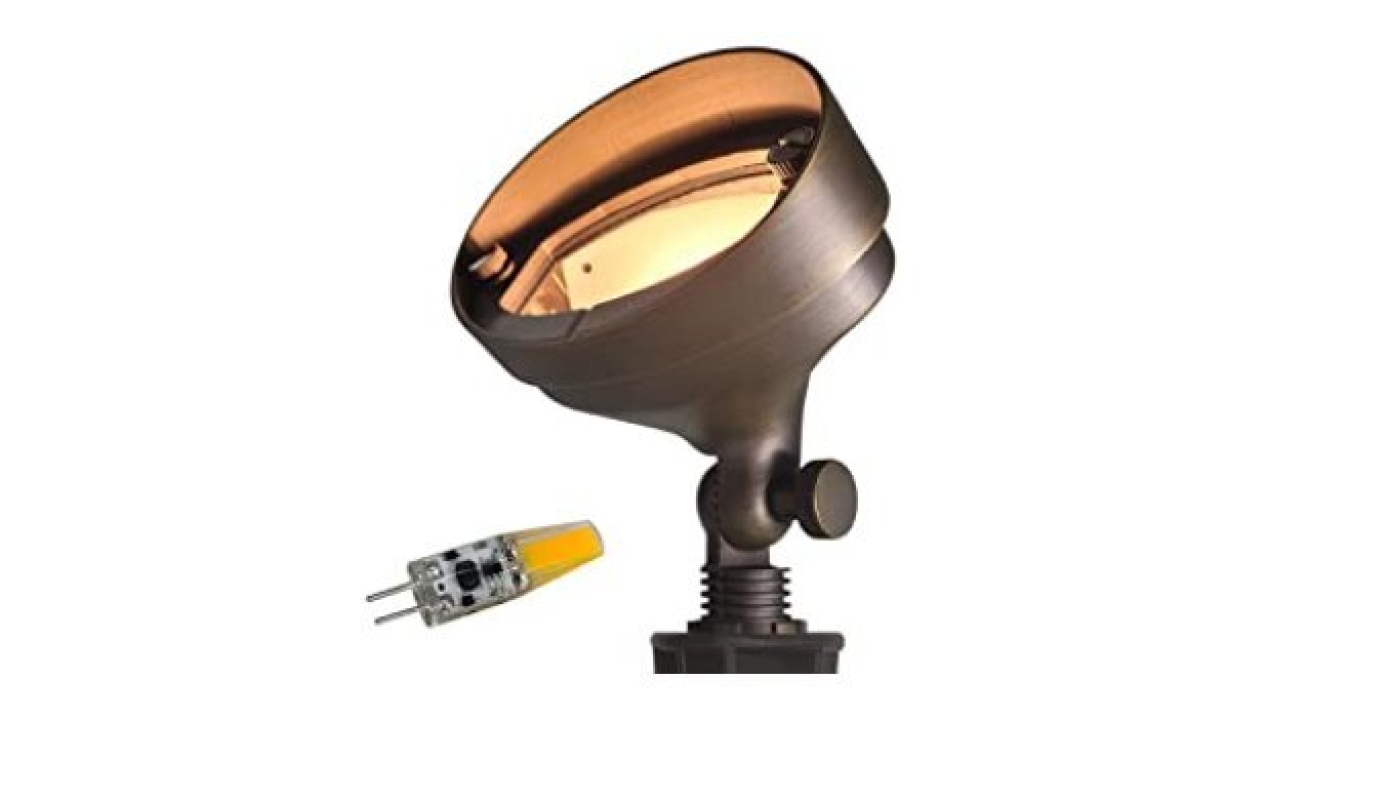 COLOER Die-cast Brass LED Landscape Flood Lights - Outdoor Wall Wash Lighting